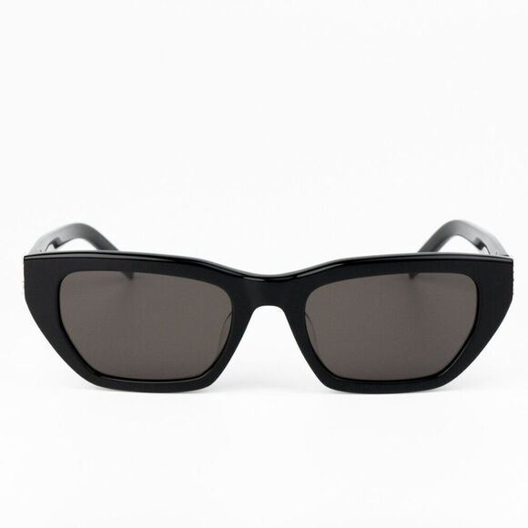 NEW Saint Laurent SLM127/F 001 Black Cat Eye Women Sunglasses
